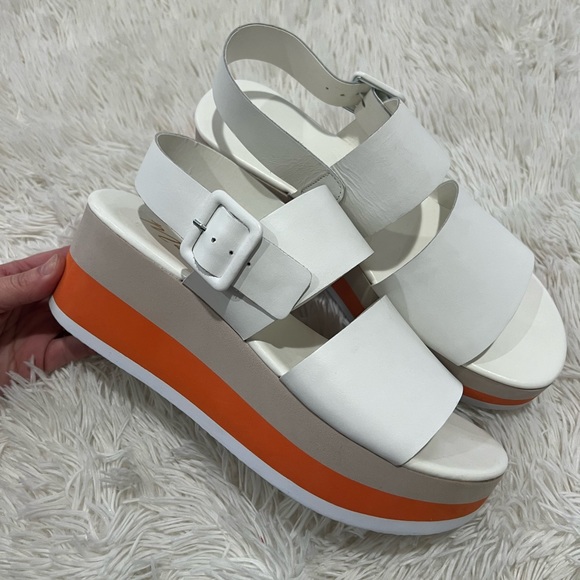 Matisse White Jams Wedge Sandal - size 11 - Picture 2 of 9